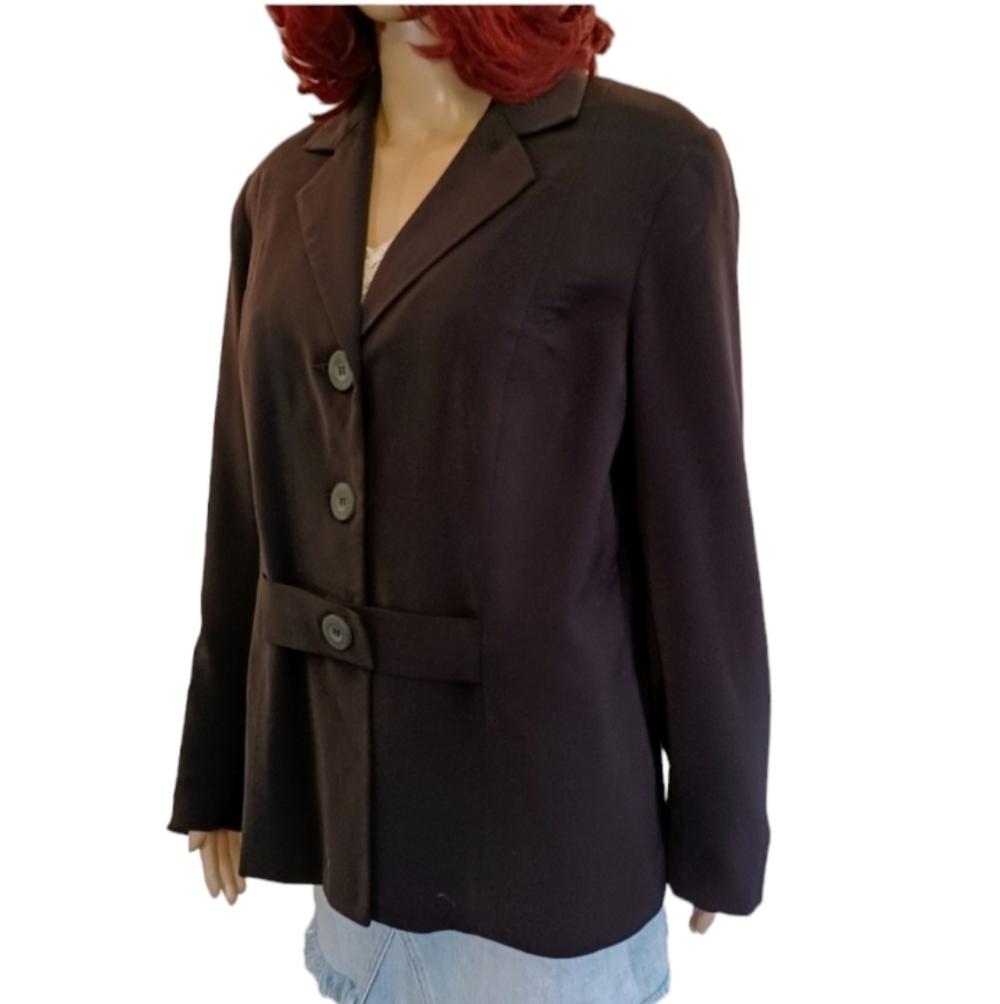 Vintage Stanley Blacker Blazer Jacket - Size 14W